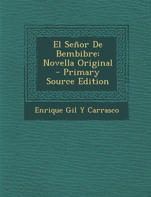 Front cover_El Señor De Bembibre