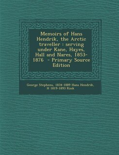 Front cover_Memoirs of Hans Hendrik, the Arctic traveller