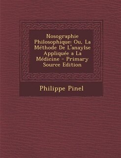 Front cover_Nosographie Philosophique