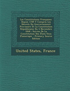 Front cover_Les Constitutions Françaises