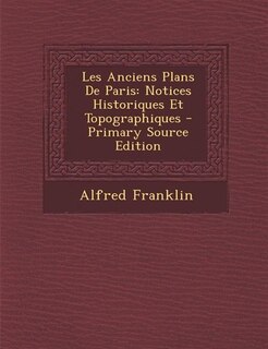 Front cover_Les Anciens Plans De Paris