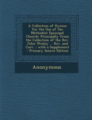 Front cover_A Collection of Hymns for the Use of the Methodist Episcopal Church