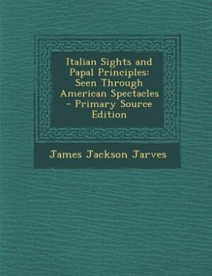 Couverture_Italian Sights and Papal Principles
