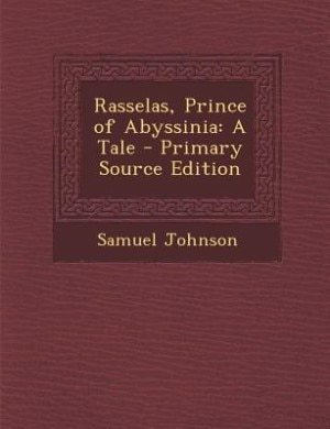 Couverture_Rasselas, Prince of Abyssinia