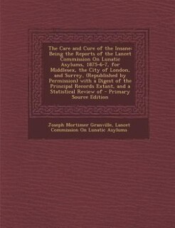 Couverture_The Care and Cure of the Insane
