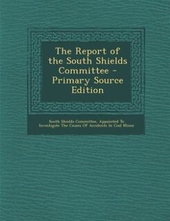 Couverture_The Report of the South Shields Committee