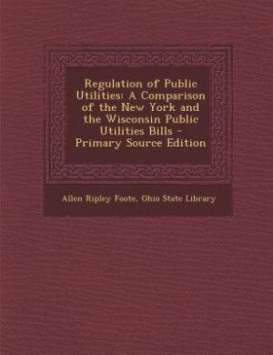 Couverture_Regulation of Public Utilities