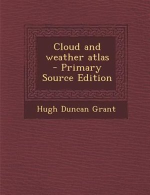 Front cover_Cloud and weather atlas