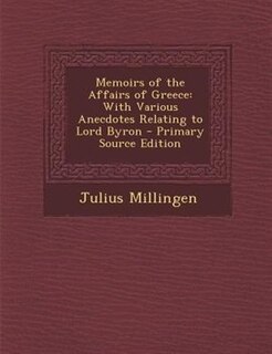 Front cover_Memoirs of the Affairs of Greece