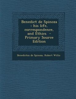 Couverture_Benedict de Spinoza