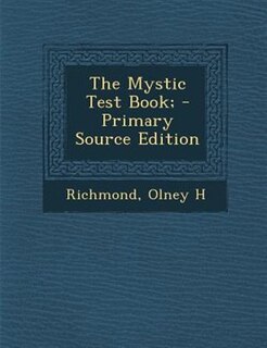 Front cover_The Mystic Test Book;