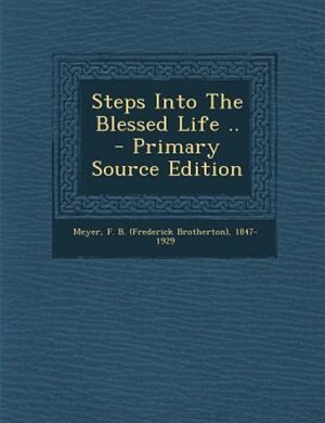 Couverture_Steps Into The Blessed Life ..