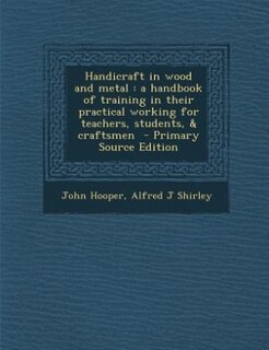 Front cover_Handicraft in wood and metal