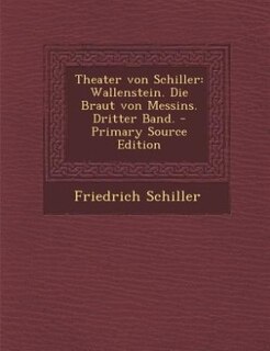 Couverture_Theater von Schiller