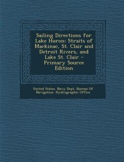 Couverture_Sailing Directions for Lake Huron