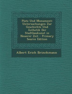 Front cover_Platz Und Monument