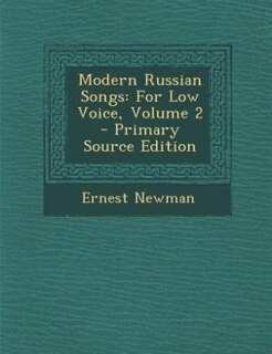 Front cover_Modern Russian Songs