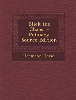 Front cover_Blick ins Chaos.
