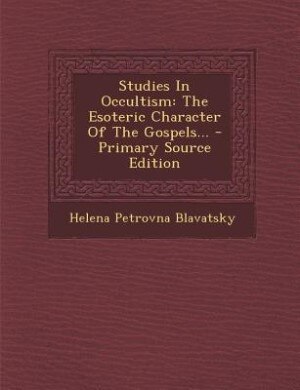 Couverture_Studies In Occultism