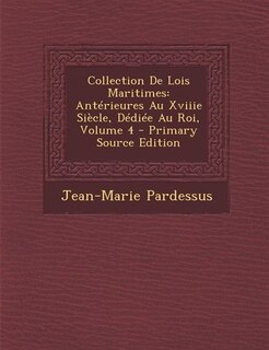 Front cover_Collection De Lois Maritimes