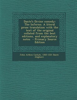 Front cover_Dante's Divine comedy