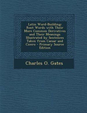 Couverture_Latin Word-Building