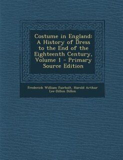 Front cover_Costume in England