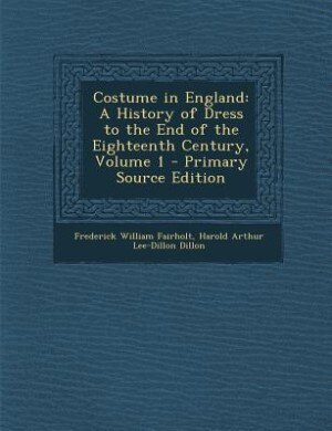 Front cover_Costume in England