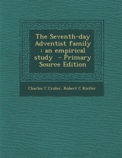 Front cover_The Seventh-day Adventist family