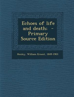 Couverture_Echoes of life and death;