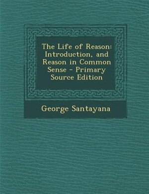 Front cover_The Life of Reason