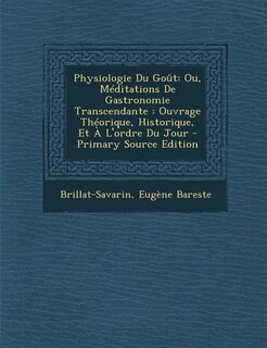 Front cover_Physiologie Du Goût