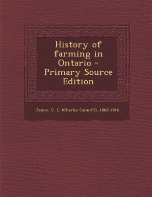 Couverture_History of farming in Ontario