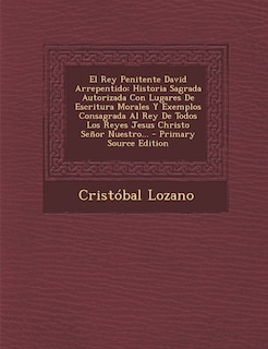 Front cover_El Rey Penitente David Arrepentido