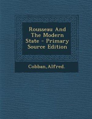 Couverture_Rousseau And The Modern State