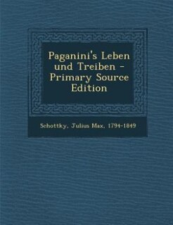 Couverture_Paganini's Leben und Treiben