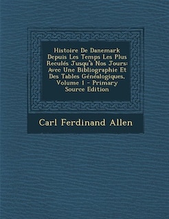 Couverture_Histoire De Danemark Depuis Les Temps Les Plus Reculés Jusqu'à Nos Jours