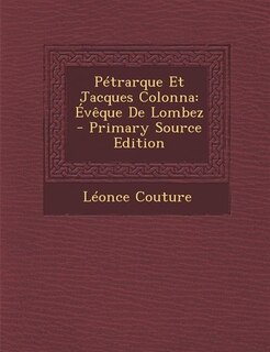 Front cover_Pétrarque Et Jacques Colonna