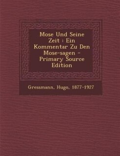 Front cover_Mose Und Seine Zeit