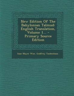 Couverture_New Edition Of The Babylonian Talmud