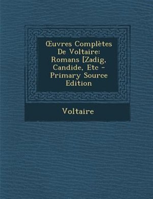 Front cover_Ouvres Complètes De Voltaire