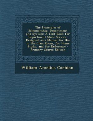 Front cover_The Principles of Salesmanship, Deportment and System