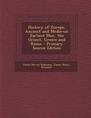 Couverture_History of Europe, Ancient and Medieval