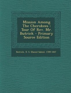 Front cover_Mission Among The Cherokees