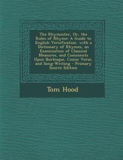 Couverture_The Rhymester, Or, the Rules of Rhyme