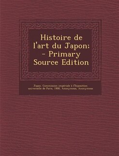 Couverture_Histoire de l'art du Japon;