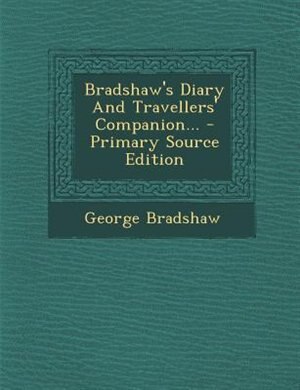 Couverture_Bradshaw's Diary And Travellers' Companion...
