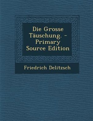 Couverture_Die Grosse T&auml;uschung.