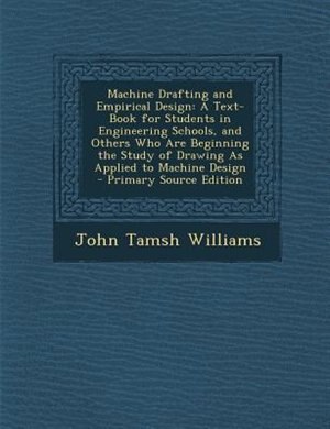 Couverture_Machine Drafting and Empirical Design