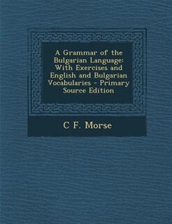 Front cover_A Grammar of the Bulgarian Language